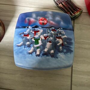 Vintage coco-cola tin lot